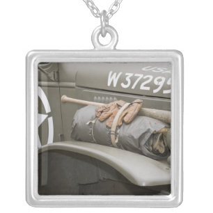 Washington, Olympia, military airshow. 7 Silver Plated Necklace