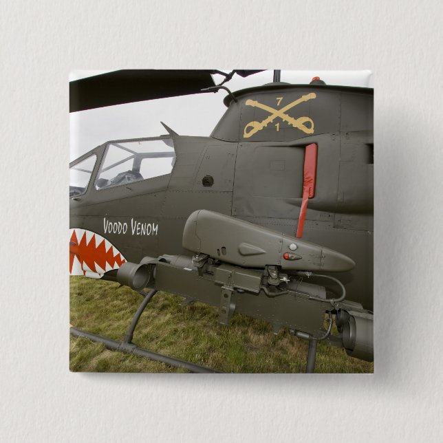 Washington, Olympia, military airshow. 8 Button (Front)