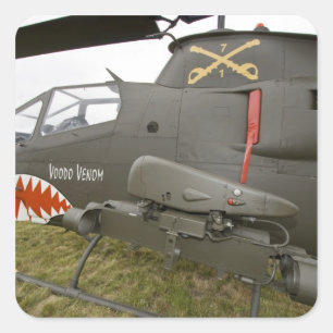 Washington, Olympia, military airshow. 8 Square Sticker