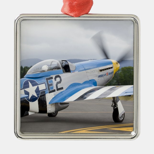 Washington, Olympia,  military airshow. Metal Ornament (Front)