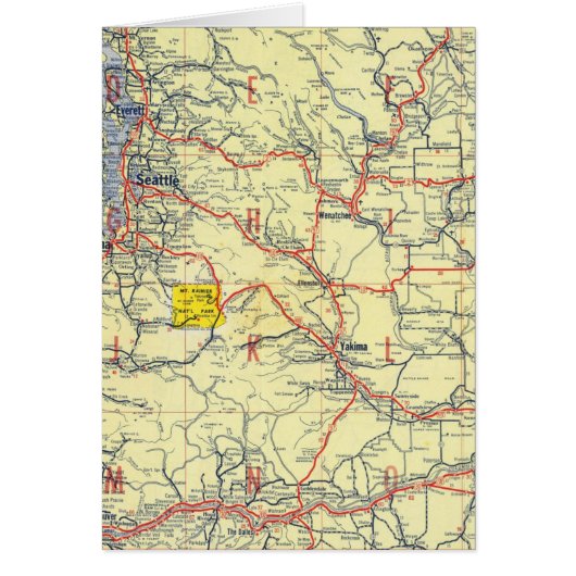 Washington, Oregon, Idaho Cards (Front)