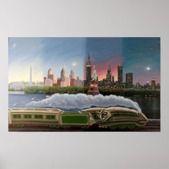 Washington, Phili, NY, Boston Poster (Front)