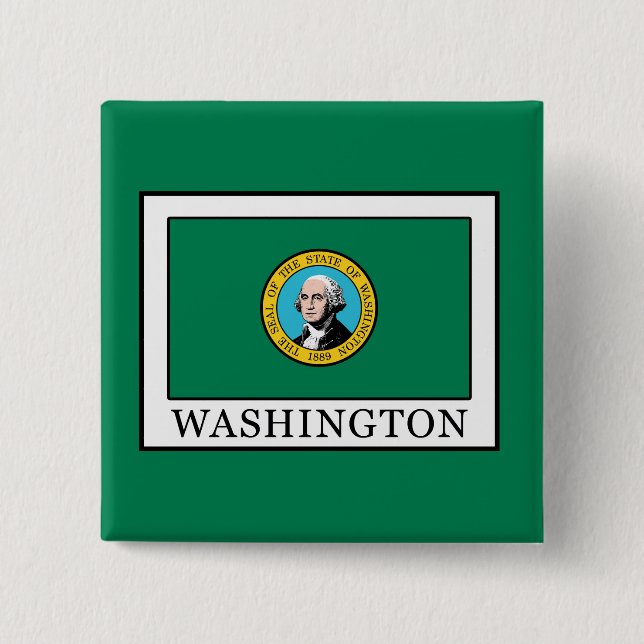 Washington Pinback Button (Front)