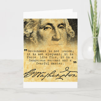 Washington Quote - Government Card