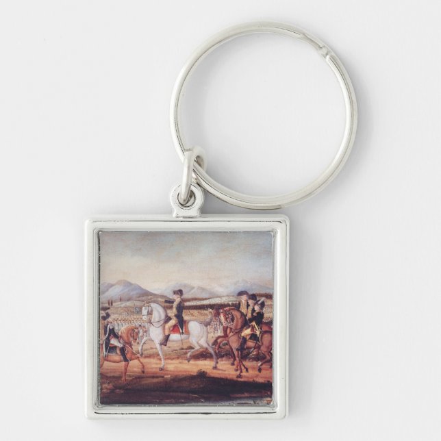 Washington Reviewing the Western Army Keychain (Front)