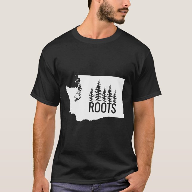 Washington Roots Long Sleeve T Shirt (Front)