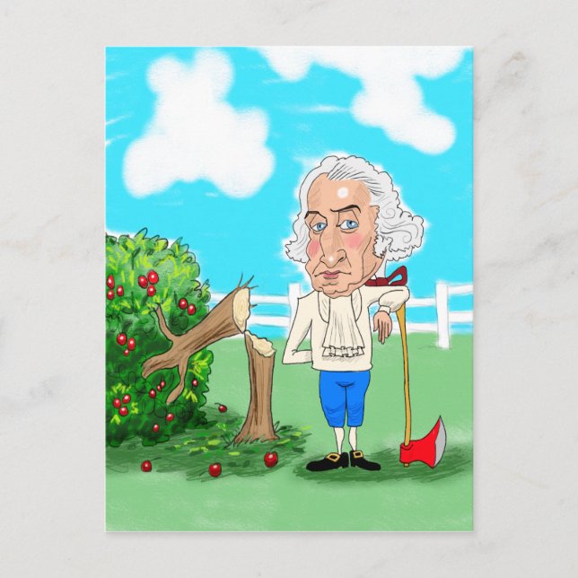 Washington’s Birthday Holiday Postcard (Front)