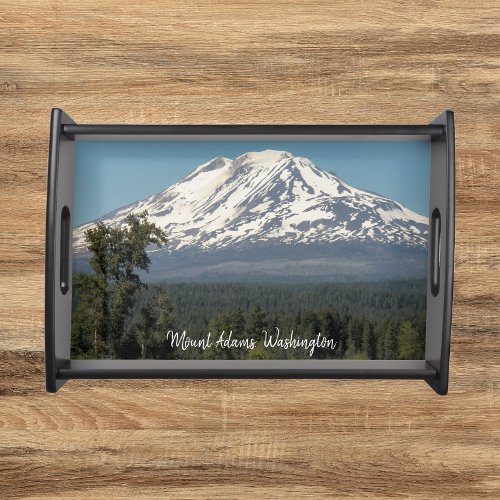 Washington Scenic Mount Adams Landscape Serving Tray