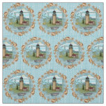 Washington Shells Lighthouse Fabric