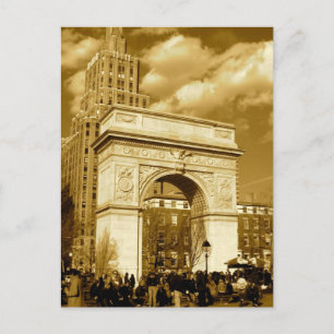 Washington Square Arch Postcard