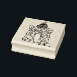 Washington Square Arch Tree NYC Christmas Holiday Rubber Stamp<br><div class="desc">Stamp features an original pen-and-ink illustration of the Washington Square Arch in New York City's Greenwich Village,  "dressed up" for Christmas with a tree on top.

Don't see what you're looking for? Need help with customization? Contact Rebecca to have something designed just for you.</div>