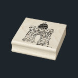 Washington Square Arch Tree NYC Christmas Holiday Rubber Stamp<br><div class="desc">Stamp features an original pen-and-ink illustration of the Washington Square Arch in New York City's Greenwich Village, "dressed up" for Christmas with a tree on top.
Don't see what you're looking for? Need help with customization? Contact Rebecca to have something designed just for you.</div>