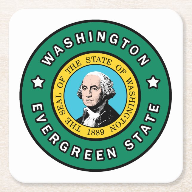 Washington Square Paper Coaster (Front)