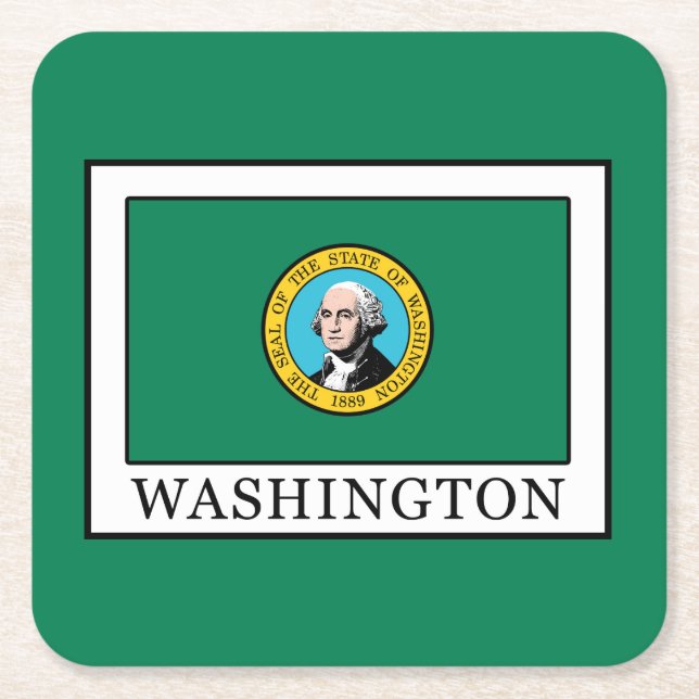Washington Square Paper Coaster (Front)