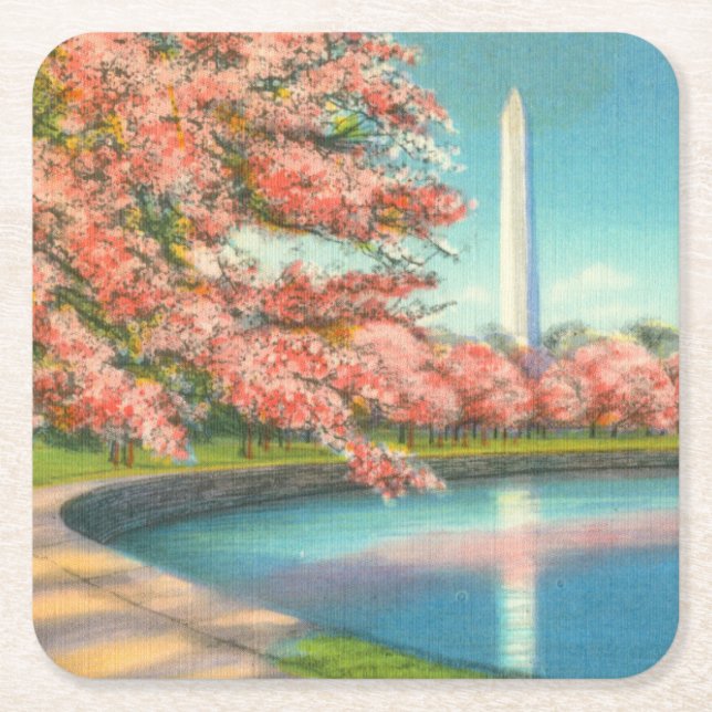 Washington Square Paper Coaster (Front)