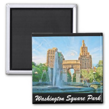 Washington Square Park Magnet by Meg_Stewart at Zazzle