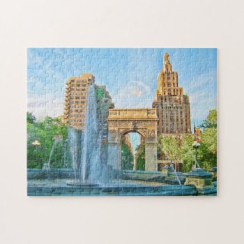 Washington Square Park  Nyc Jigsaw Puzzle by Meg_Stewart at Zazzle