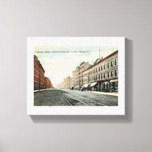 Washington St., Hoboken, New Jersey Vintage Canvas Print
