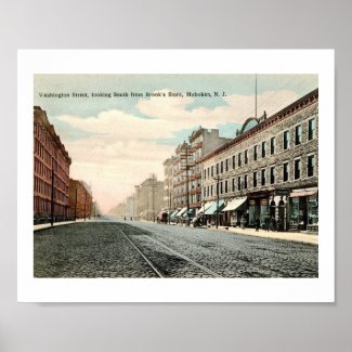 Washington St., Hoboken, New Jersey Vintage