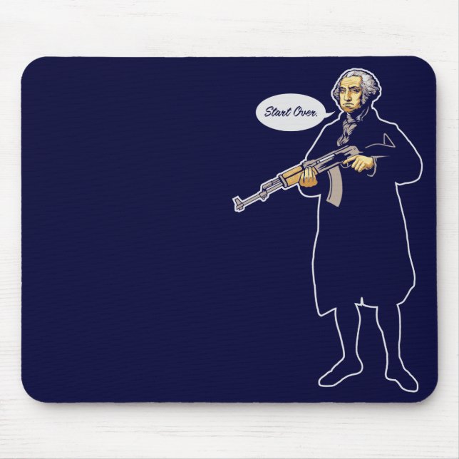 Washington "Start Over" Mousepad (Front)