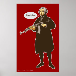 Washington "Start Over" Print