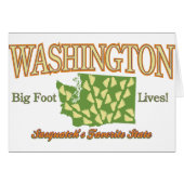 Washington State - Bigfoot Lives! (Front Horizontal)