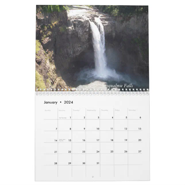 Washington State Calendar Zazzle