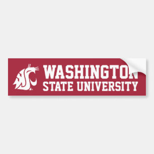Washington State Cougar Bumper Sticker