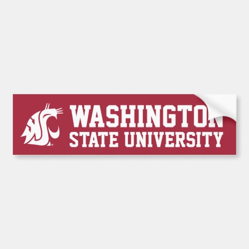 Washington State Cougar Bumper Sticker