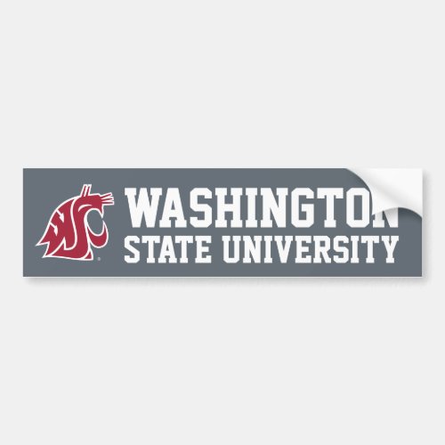 Washington State Cougar Bumper Sticker