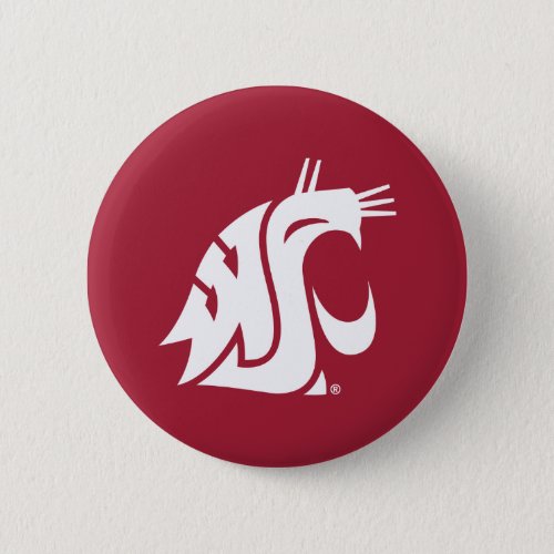 Washington State Cougar Button