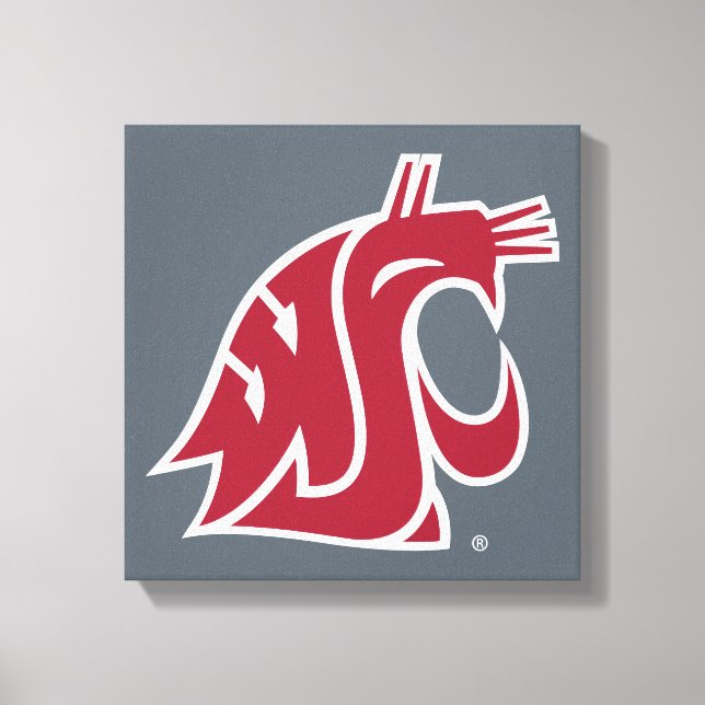 Washington State Cougar Canvas Print (Front)