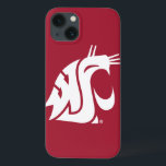 Washington State Cougar iPhone 13 Case<br><div class="desc">Check out these official Washington State Cougar products! All of these products are customizable with your name, club, sport, or class year on Zazzle.com. Show off your Cougar pride by getting your WSU gear here. These products make perfect gifts for the Washington State student, alumni, family, friend, or fan in...</div>