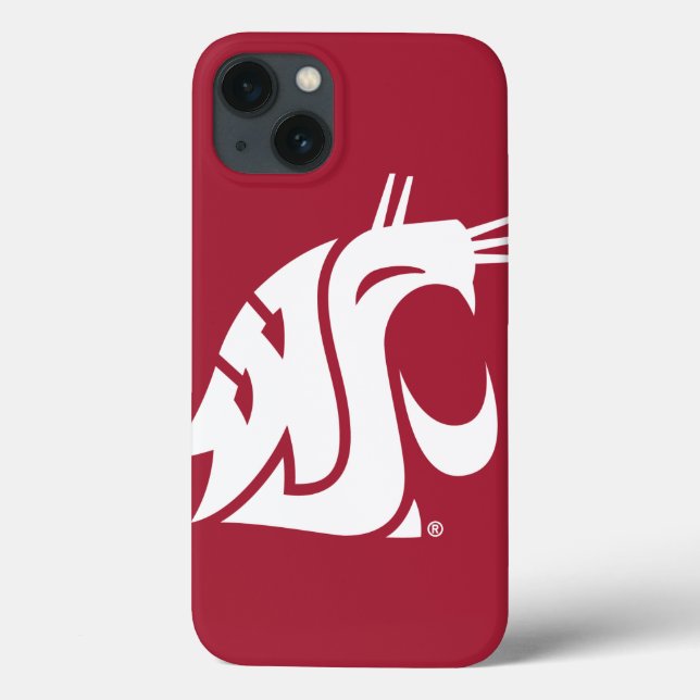 Washington State Cougar Case-Mate iPhone Case (Back)