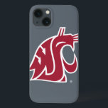 Washington State Cougar iPhone 13 Case<br><div class="desc">Check out these official Washington State Cougar products! All of these products are customizable with your name, club, sport, or class year on Zazzle.com. Show off your Cougar pride by getting your WSU gear here. These products make perfect gifts for the Washington State student, alumni, family, friend, or fan in...</div>