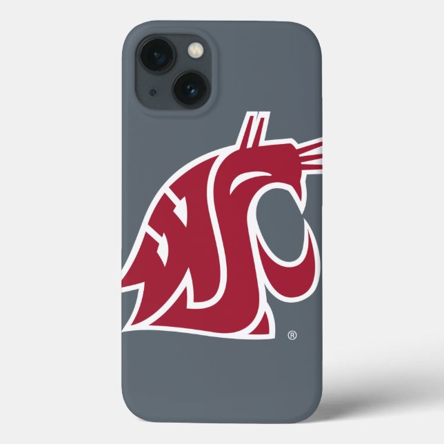 Washington State Cougar Case-Mate iPhone Case (Back)