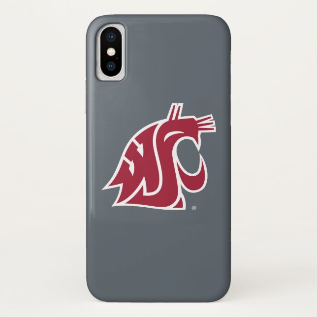 Washington State Cougar Case-Mate iPhone Case (Back)