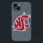 Washington State Cougar iPhone 13 Case<br><div class="desc">Check out these official Washington State Cougar products! All of these products are customizable with your name, club, sport, or class year on Zazzle.com. Show off your Cougar pride by getting your WSU gear here. These products make perfect gifts for the Washington State student, alumni, family, friend, or fan in...</div>