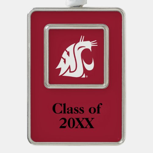 Washington State Cougar Christmas Ornament