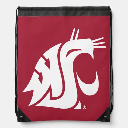 Washington State Cougar Drawstring Bag