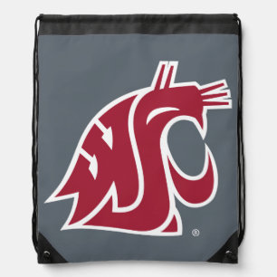 Washington State Cougar Drawstring Bag