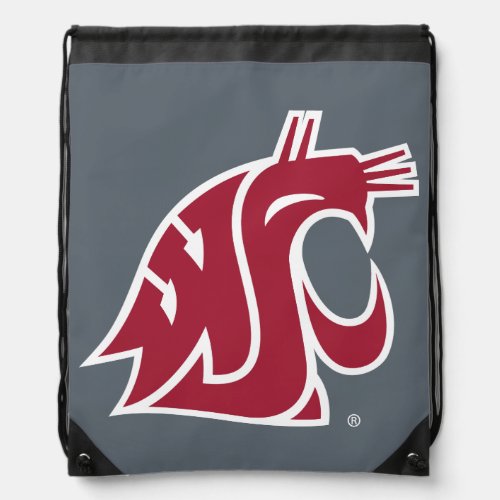 Washington State Cougar Drawstring Bag