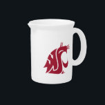 Washington State Cougar Drink Pitcher<br><div class="desc">Check out these official Washington State Cougar products! All of these products are customizable with your name, club, sport, or class year on Zazzle.com. Show off your Cougar pride by getting your WSU gear here. These products make perfect gifts for the Washington State student, alumni, family, friend, or fan in...</div>