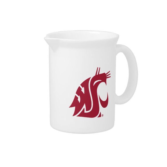 Washington State Cougar Drink Pitcher (Right)