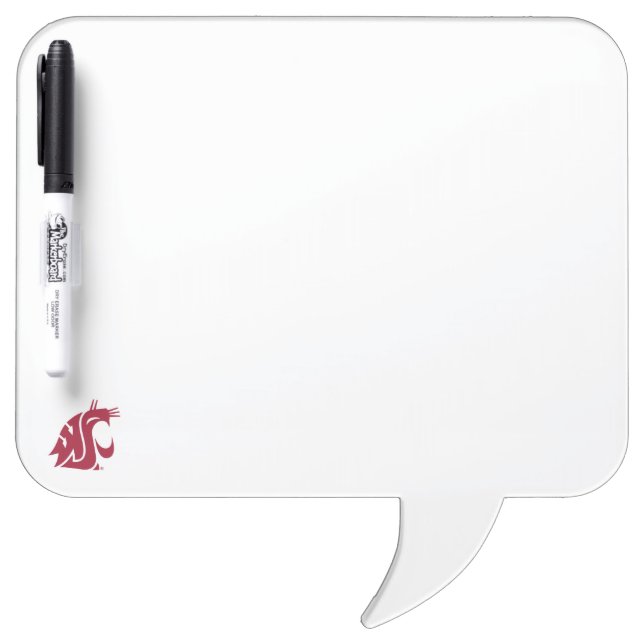 Washington State Cougar Dry Erase Board (Front)