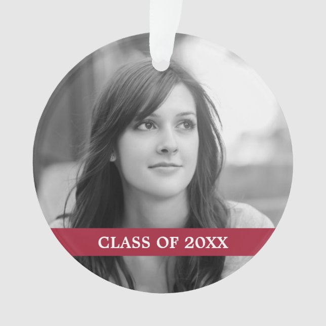 Washington State Cougar Graduation Ornament (Front)