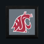 Washington State Cougar Jewelry Box<br><div class="desc">Check out these official Washington State Cougar products! All of these products are customizable with your name, club, sport, or class year on Zazzle.com. Show off your Cougar pride by getting your WSU gear here. These products make perfect gifts for the Washington State student, alumni, family, friend, or fan in...</div>