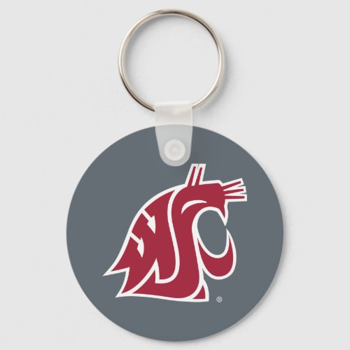 Washington State Cougar Keychain