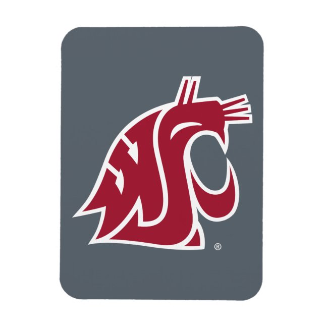 Washington State Cougar Magnet (Vertical)