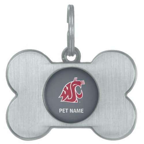 Washington State Cougar Pet ID Tag